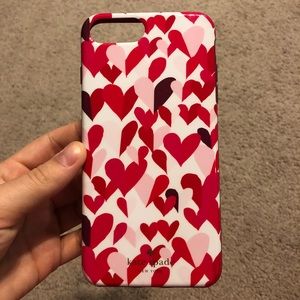 Kate Spade Heart iPhone 7plus/8plus case